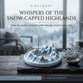 Cavirod™ Snowline Alpine Mountain Incense Holder — Frosted Summit Design Hero