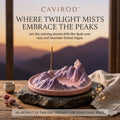Cavirod™ Inkstone Monochrome Mountain Incense Holder — Highland Shadows Hero