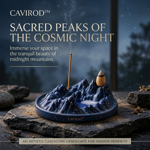Cavirod™ Granite Shadow Mountain Incense Holder — Stone Ridge Design Main